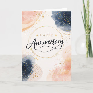 Happy Anniversary - modern Card