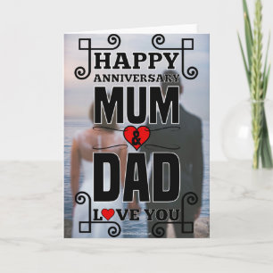 Happy Anniversary Mum & Dad Card