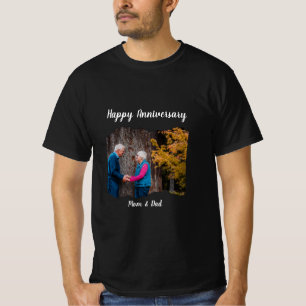 Happy Anniversary Mum & Dad Photo T-Shirt