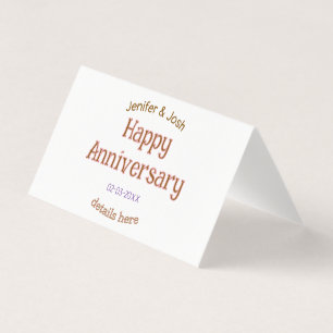 happy anniversary name golden pink details trendy