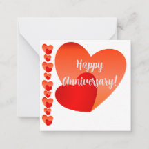 Happy Anniversary Note Card