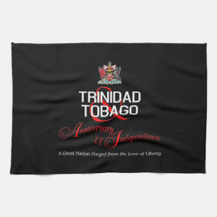 Happy Anniversary of Independence T&T Tea Towel