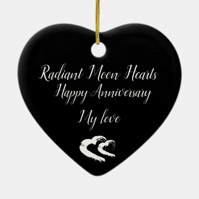 Happy Anniversary Ornament (Back)