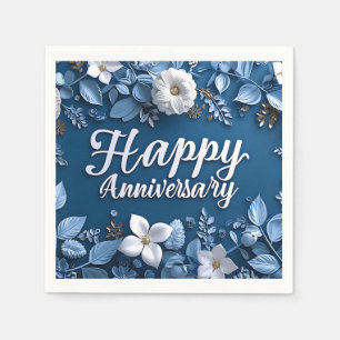 Happy Anniversary Paper Napkin