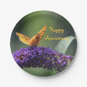 Happy Anniversary Paper Plate