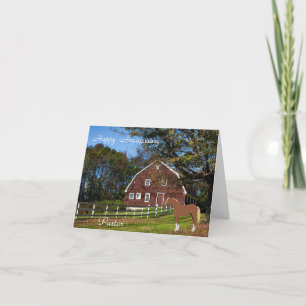 Happy Anniversary Pastor Card