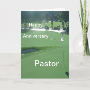 Happy Anniversary Pastor Card