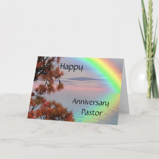 Happy Anniversary Pastor Card (Front)