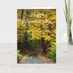 Happy Anniversary Pastor Card