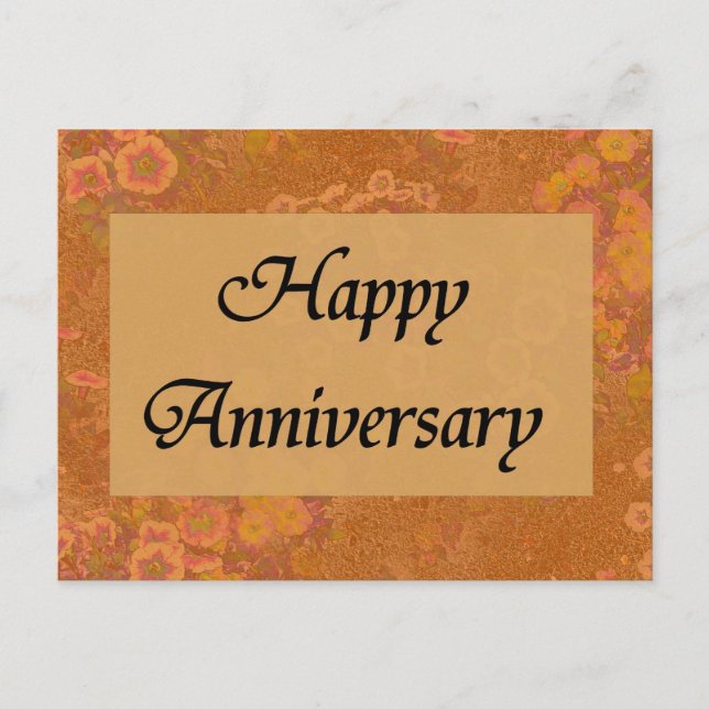 Happy Anniversary Postcard (Front)
