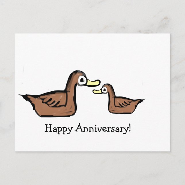 Happy Anniversary Postcard (Front)