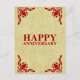 happy anniversary postcard