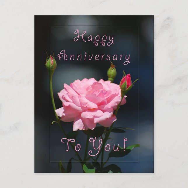 Happy anniversary postcard (Front)
