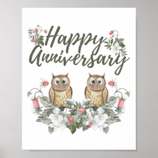 Happy anniversary poster