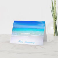 Happy Anniversary Sandy Beach Wedding