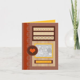 happy anniversary (scrapbook) card