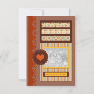 happy anniversary (scrapbook) invitation