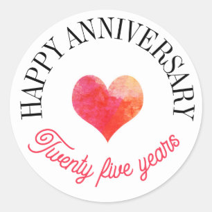 Happy anniversary stickers