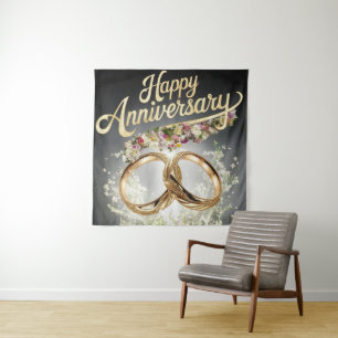 Happy Anniversary  Tapestry