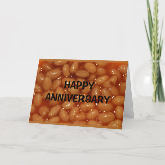 Happy Anniversary To My Favourite Human Beans! Card