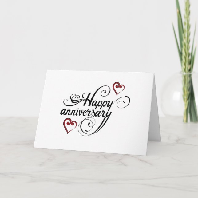 HAPPY **ANNIVERSARY** TO MY HUSBAND OR WIFE! CARD (Front)