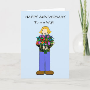 Happy Anniversary to my lesbian wife. Card