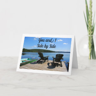 HAPPY **ANNIVERSARY** TO MY SIDE BY SIDE LOVE! CAR CARD