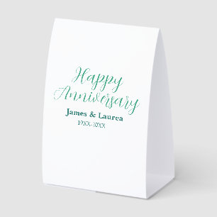 Happy anniversary wedding name date year simple mi