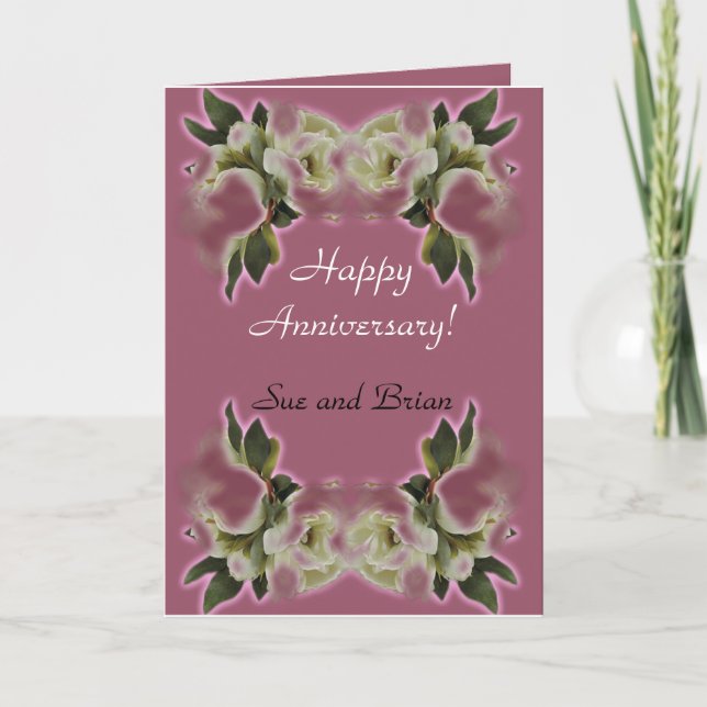 Happy Anniversay Customisable Cards (Front)