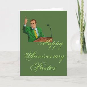 Happy Annivrsary Pastor Card