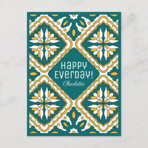 Happy {anything] With name💛💚 Beautiful Moroccan Postcard