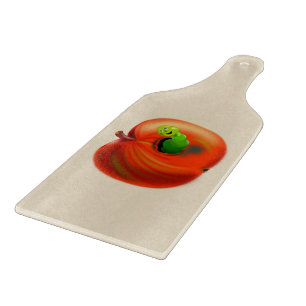 Happy Apple Cutting Board