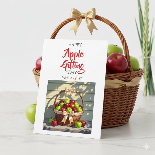 Happy Apple Gifting Day | January 1st Card (Creator Uploaded)