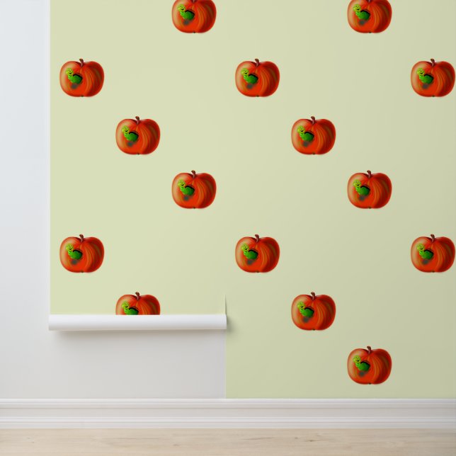 Happy Apple Worm Funny Wallpaper (Application)