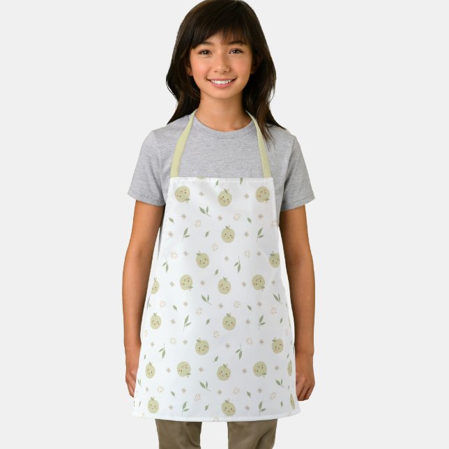 Happy Apples Pattern - Apron (Insitu)