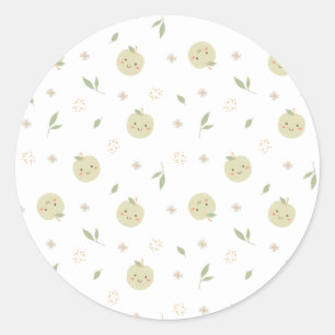 Happy Apples Pattern - Sticker