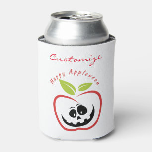 Happy Appleween Jack O'lantern Thunder_Cove Can Cooler