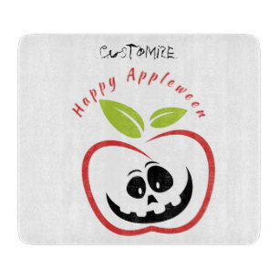 Happy Appleween Jack O'lantern Thunder_Cove Cutting Board