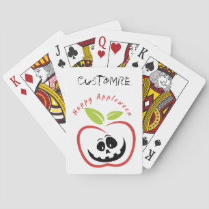 Happy Appleween Jack O'lantern Thunder_Cove Playing Cards