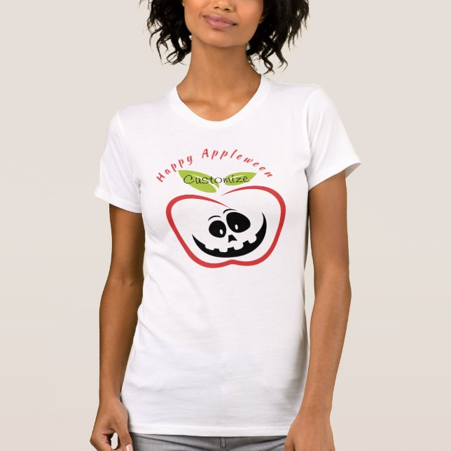 Happy Appleween Jack O'lantern Thunder_Cove T-Shirt (Front)