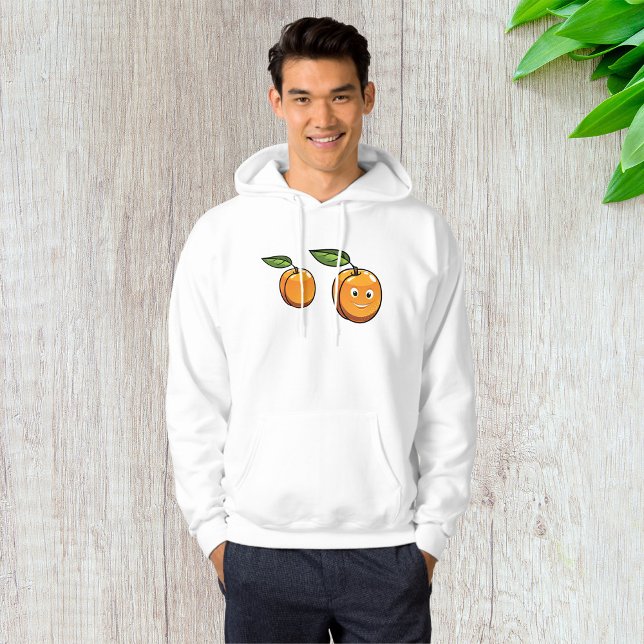 Happy Apricot Mens Hoodie (Creator Uploaded)