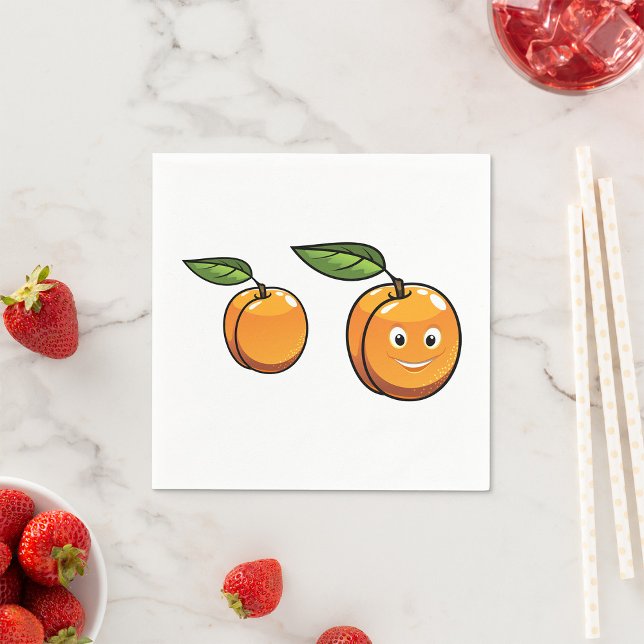 Happy Apricot Paper Napkins (Creator Uploaded)