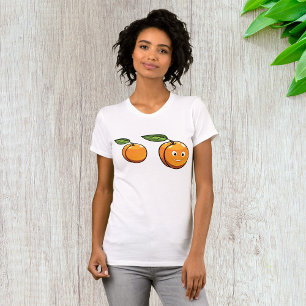 Happy Apricot Womens T-Shirt