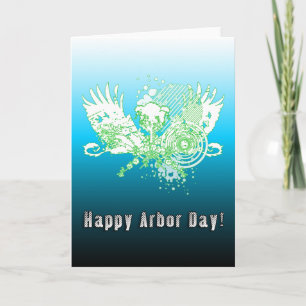 Happy Arbor Day hi-fi tree Card