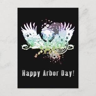 Happy Arbor Day! : hi-fi tree Postcard