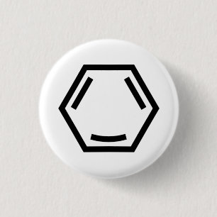 Happy Arene (single, black) 3 Cm Round Badge