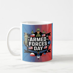 Happy Armed Forces Day Gift Coffee Mug