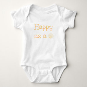Happy As A Clam Baby Bodysuit