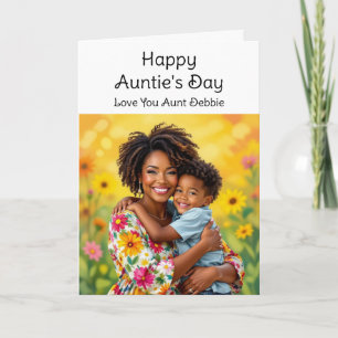 Happy Auntie's Day   Fourth Sunday of July  Card