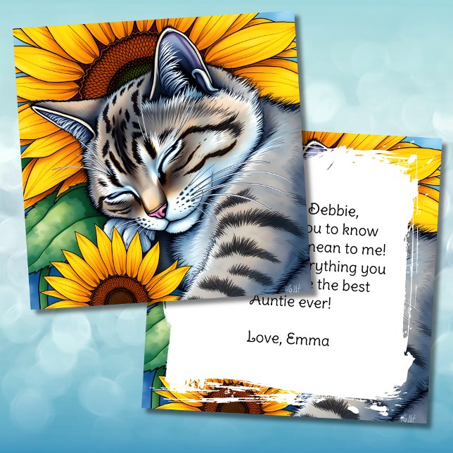 Happy Auntie's Day | Note to Aunt Card (Creator Uploaded)